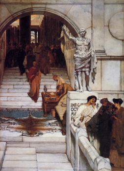 Sir Lawrence Alma-Tadema : An Audience at Agrippa's